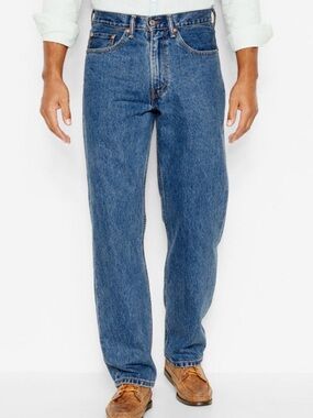 LEVI’S 550 ZIP FLY RELAXED TAPERED FIT JEANS MENS SZ 36x30 NWT